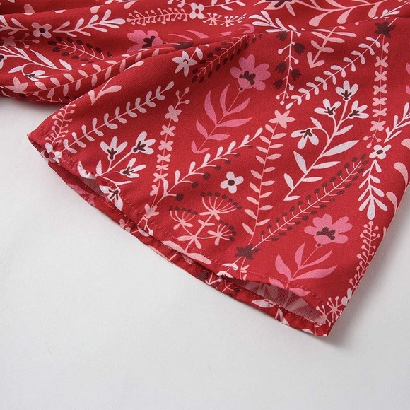 Floral Print Boho Dress - Picture 2 of 5